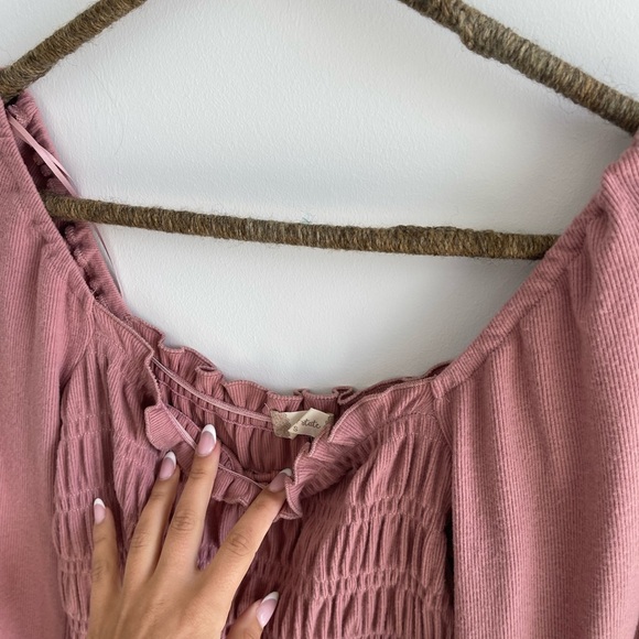 Altered State Smocked Women's Top Pink - Picture 5 of 5